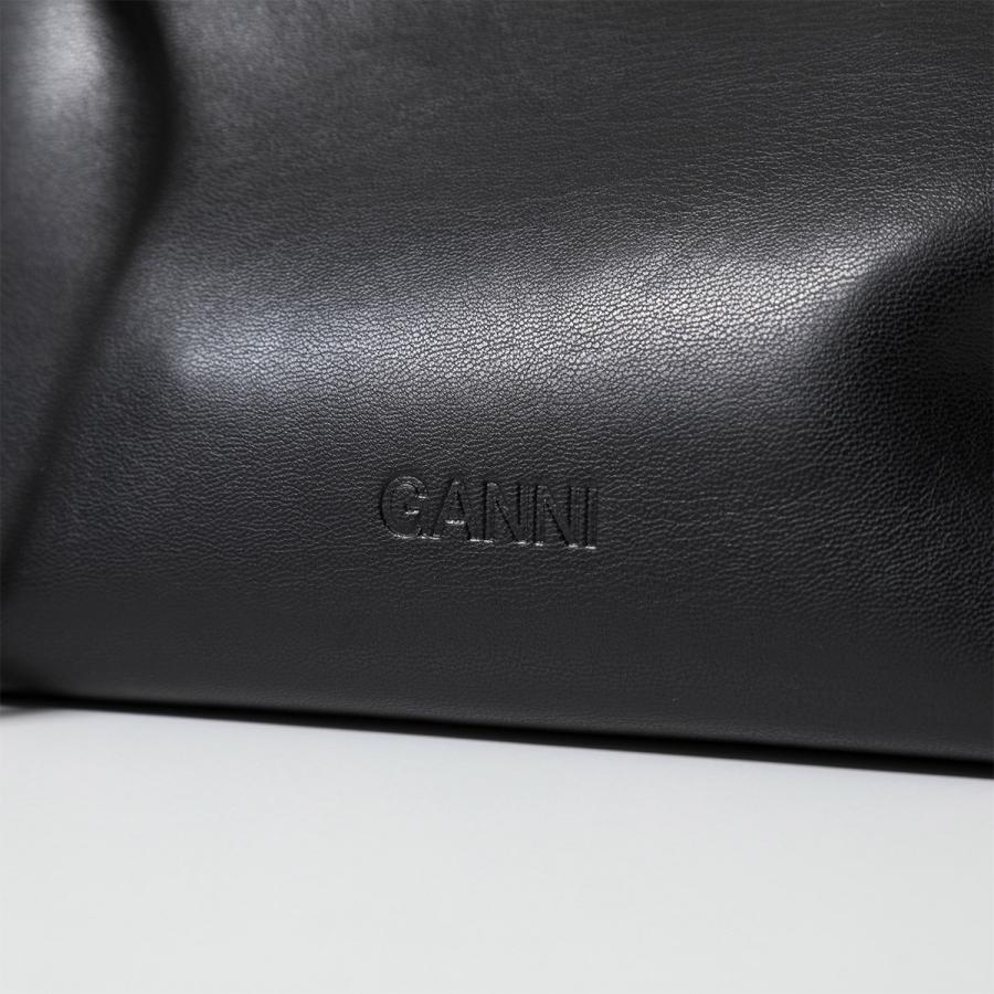 GANNI ガニー ハンドバッグ BOU BAG SMALL A5241 A5245 A6335 A5906 レディース ショルダーバッグ ブーバッグ リサイクルレザー バタフライロゴ カラー4色の画像