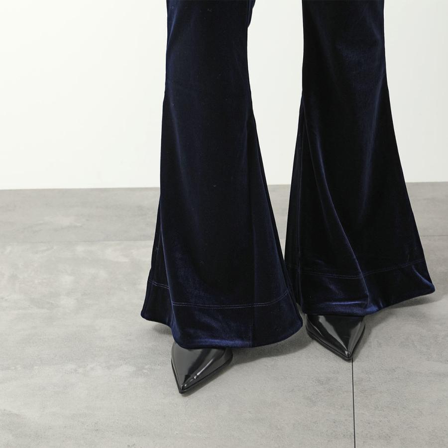 GANNI ガニー フレアパンツ Velvet Jersey Flared PANTS T3623 3628 