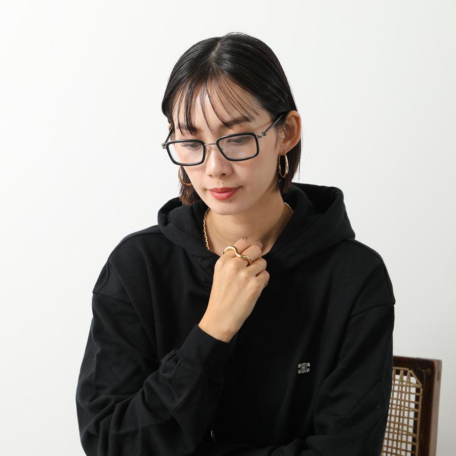 モンクレール MONCLER 伊達 メガネ 衣料品 プラスチック レディース ブラック系 【中古】 MONCLER（モンクレール） メガネ ML5026 レディース スクエア型 めがね