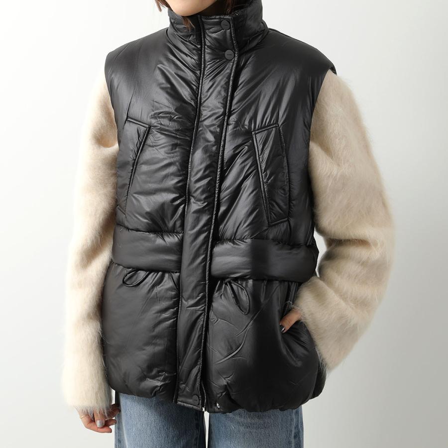 GANNI ガニー 中綿ベスト Shiny Quilt Vest F8386 6632 GANNI ガニー 中綿ベスト Shiny Quilt Vest F8386 6632