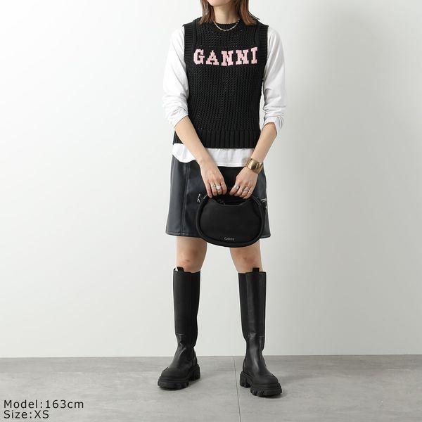 GANNI ガニー ニットベスト Cotton Rope Vest K2047 K2100 2589 GANNI ガニー ニットベスト Cotton Rope Vest K2047 K2100 2589