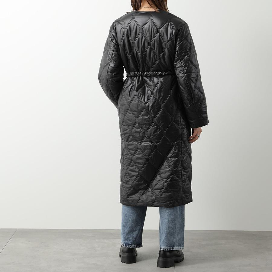 GANNI ガニー キルティングコート Shiny Quilt Long Coat F8383 GANNI ガニー キルティングコート Shiny Quilt Long Coat F8383
