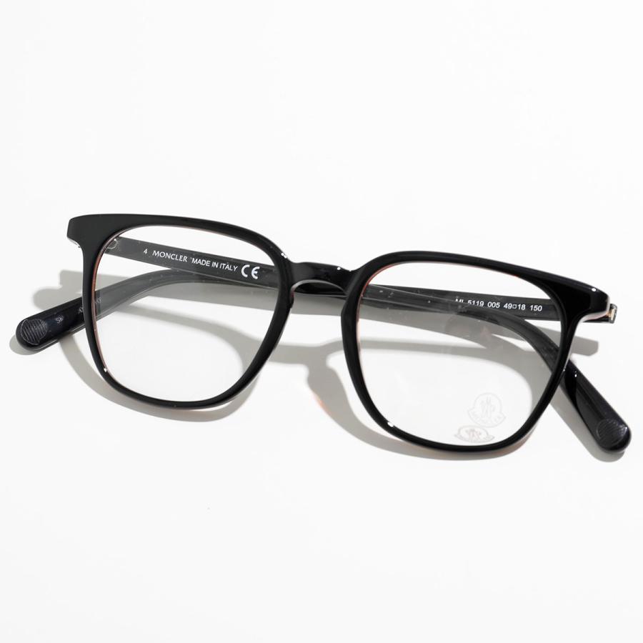 MONCLER（モンクレール） メガネ ML5119 メンズ ウェリントン型 めがね
