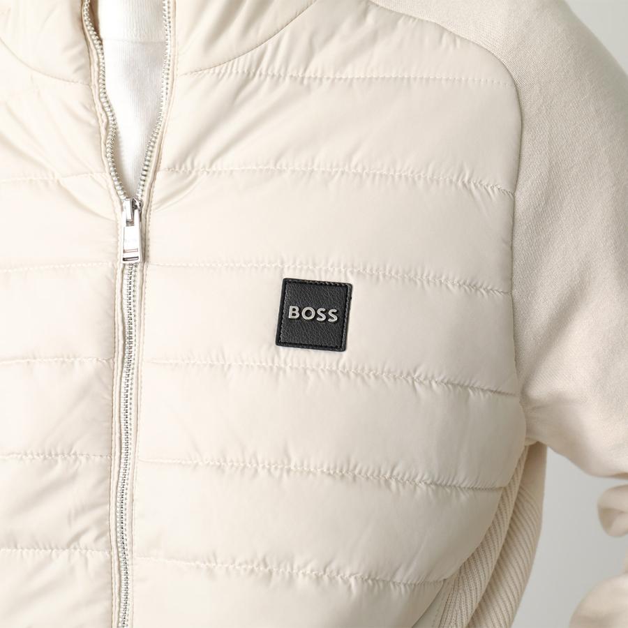 HUGO BOSS ヒューゴボス 中綿ジャケット MEDESIMO 50500659 メンズ BLACKライン ニット切替 ロゴパッチ スタンドカラー カラー3色｜s-musee｜13