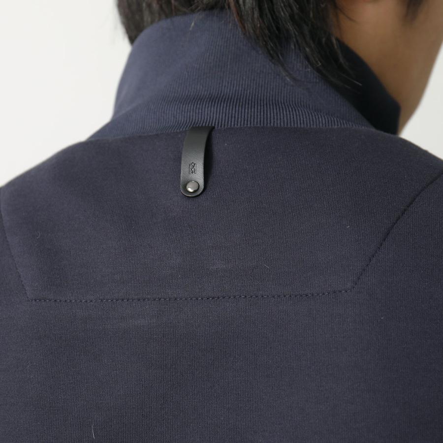 MACKAGE マッカージュ ダウンジャケット COLLIN-Z コリン メンズ 撥水 ブルゾン ロゴパッチ スタンドカラー ジャージ切替 Navy | Mackage | 06
