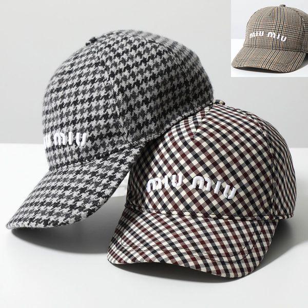 miu miu（ミュウミュウ） キャップ 5HC179 2F87 2F84 レディース