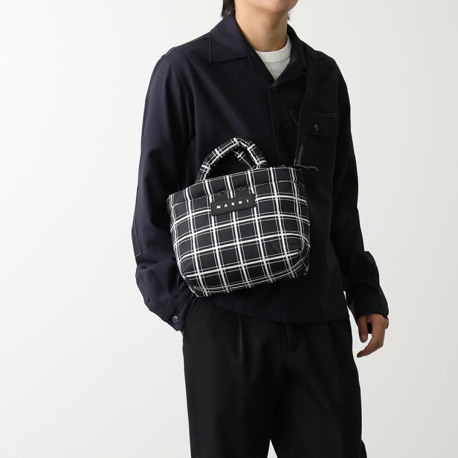 MARNI マルニ ショルダーバッグ BMMQ0034U0 P6262 メンズ チェック柄
