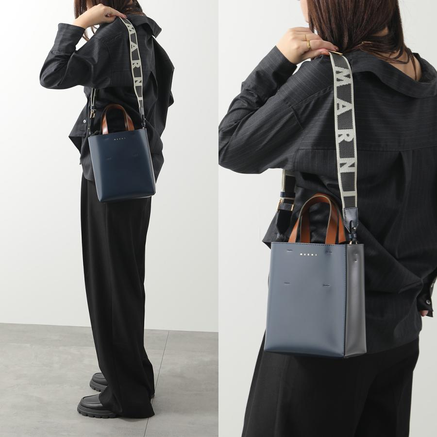 MARNI マルニ トートバッグ MUSEO MINI ミュゼオ ミニ SHMP0039U1 SHMP0039U2 LV639 レディース ショルダーバッグ ハンドバッグ 巾着 SHMP0039U1LV63900N99の画像