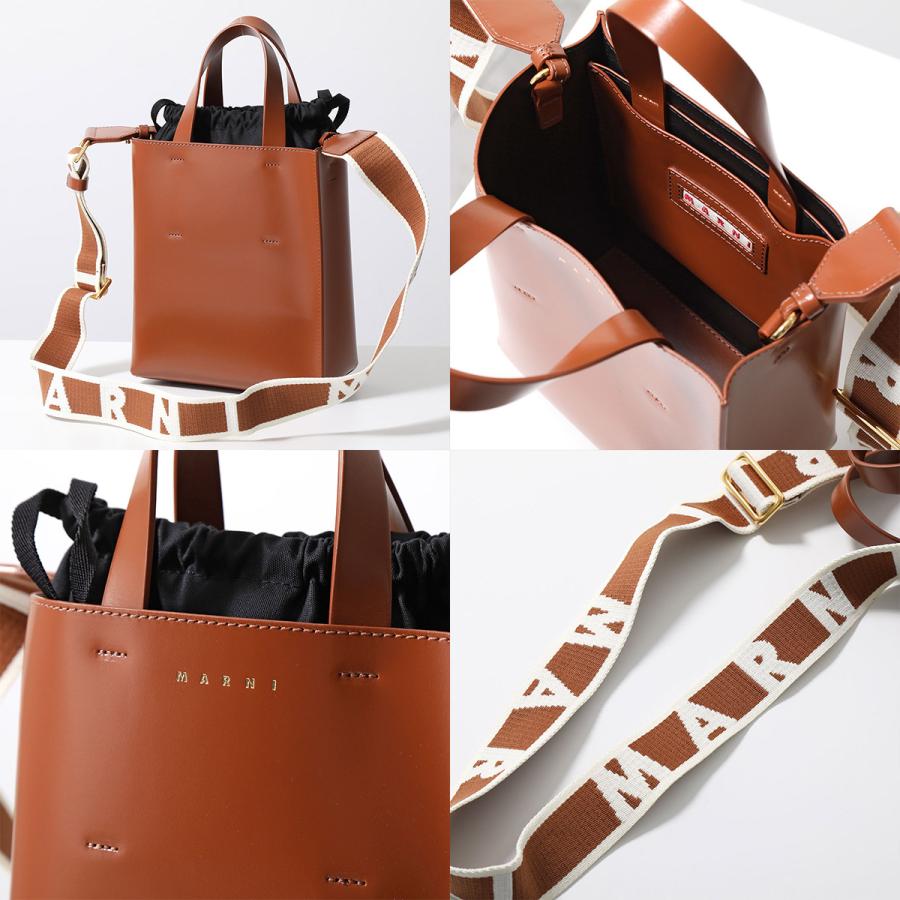 MARNI マルニ トートバッグ MUSEO MINI ミュゼオ ミニ SHMP0039U1 SHMP0039U2 LV639 レディース ショルダーバッグ ハンドバッグ 巾着 SHMP0039U1LV63900N99の画像