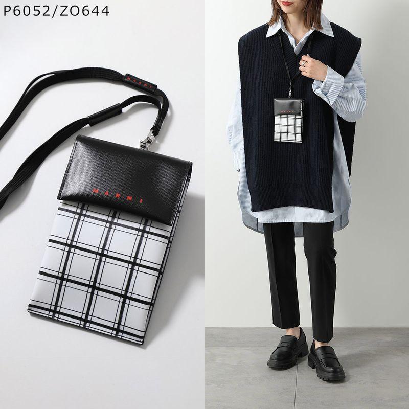 箱付✨未使用級✨マルニTribeca サコッシュ ショルダーバック フォンポーチ MARNI（マルニ） フォンケース TRIBECA トライベッカ TEMI0004A6 P6052