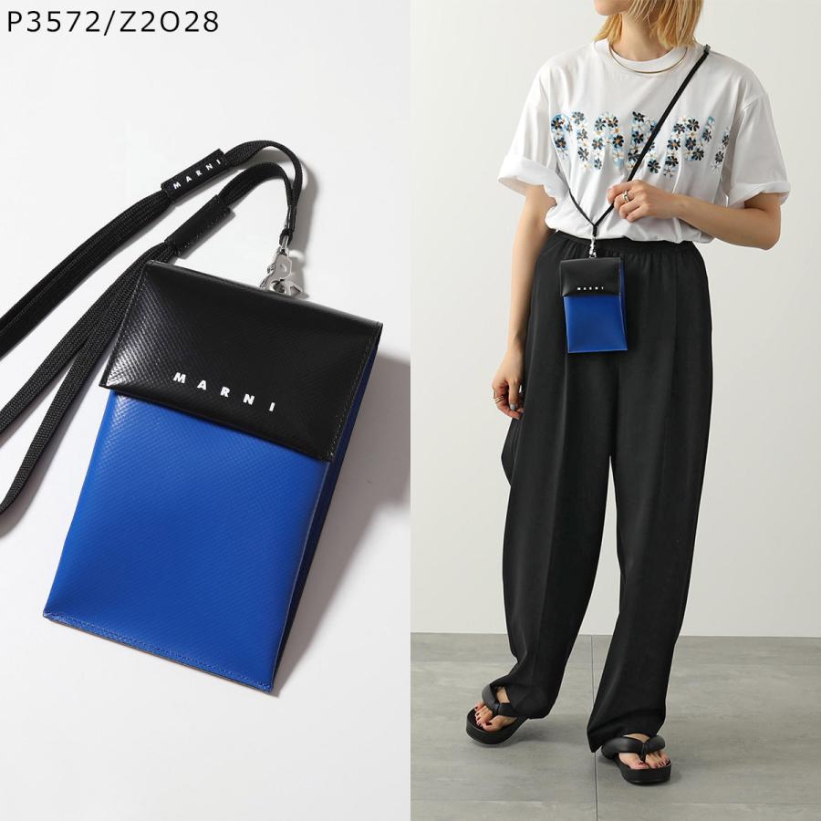 MARNI マルニ フォンケース TRIBECA トライベッカ TEMI0004A6 P6052 TEMI0004A4 P3572 P5769 レディース ネックポーチ ショルダーバッグ クロスボディの画像