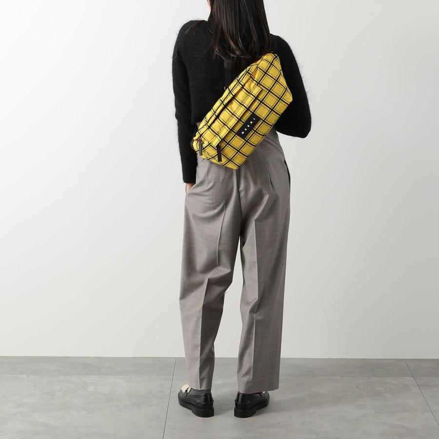 MARNI マルニ ボディバッグ MUMQ0020U0 P6262 メンズ チェック柄 MARNI マルニ ボディバッグ MUMQ0020U0 P6262 メンズ チェック柄