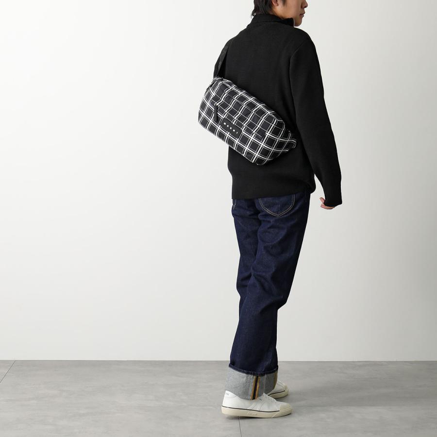 MARNI マルニ ボディバッグ MUMQ0020U0 P6262 メンズ チェック柄 MARNI マルニ ボディバッグ MUMQ0020U0 P6262 メンズ チェック柄