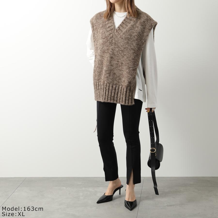 JIL SANDER+ ジルサンダー プラス 長袖 Tシャツ 【3枚組】J40GC0002 JTN254 レディース クルーネック カットソー ロンT ロゴラベル コットンの画像