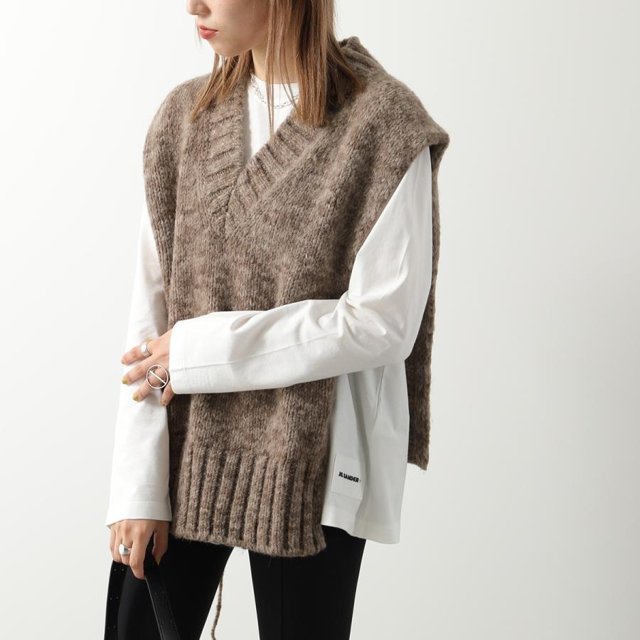 JIL SANDER+ ジルサンダー プラス 長袖 Tシャツ 【3枚組】J40GC0002 JTN254 レディース クルーネック カットソー ロンT ロゴラベル コットンの画像