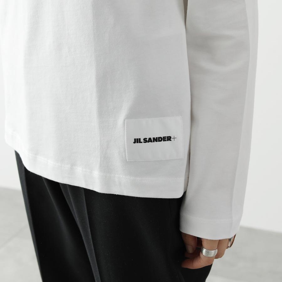 JIL SANDER+ ジルサンダー プラス 長袖 Tシャツ 【3枚組】J40GC0002 JTN254 レディース クルーネック カットソー ロンT ロゴラベル コットンの画像