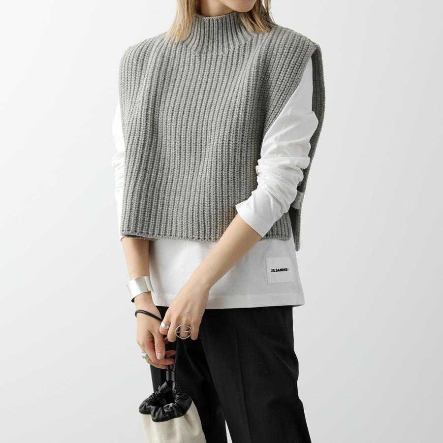 JIL SANDER+ ジルサンダー プラス 長袖 Tシャツ 【3枚組】J40GC0002 JTN254 レディース クルーネック カットソー ロンT ロゴラベル コットンの画像