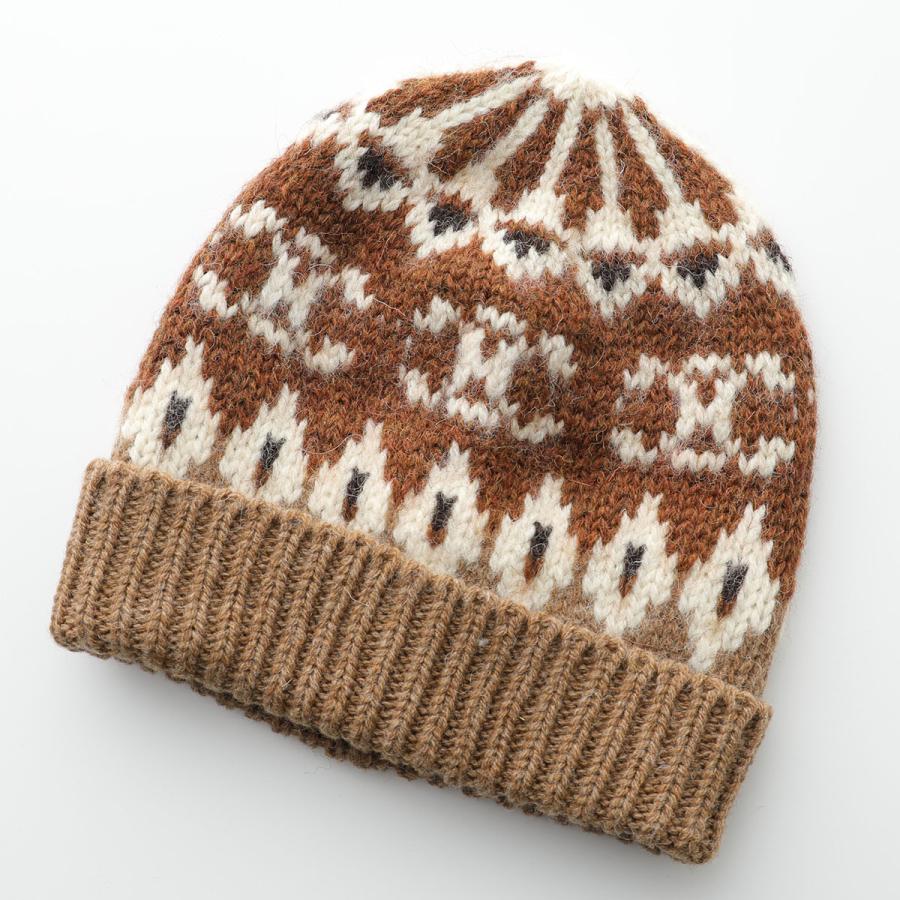 CELINE ブラウン ニット帽