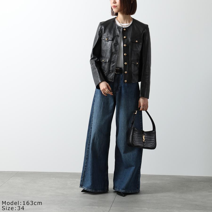 CELINE ブラック ノーカラージャケット CELINE ブラック ノーカラージャケット