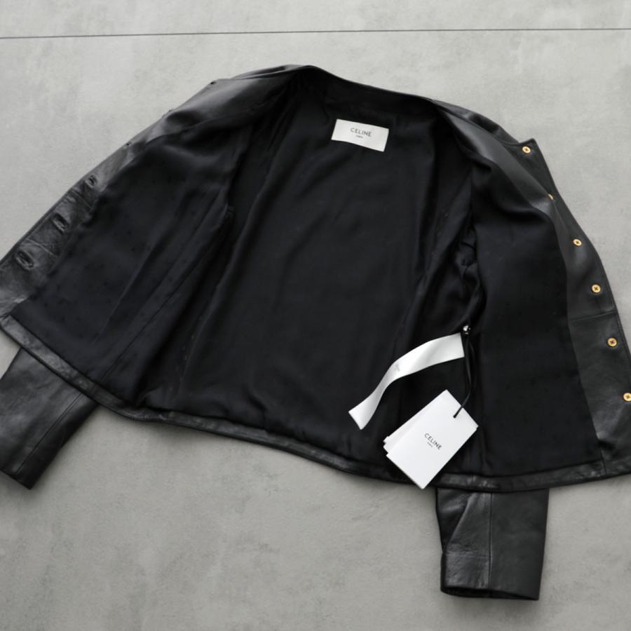 CELINE セリーヌ レザー シャツ カットソー シープスキン CELINE セリーヌ レザー シャツ カットソー シープスキン