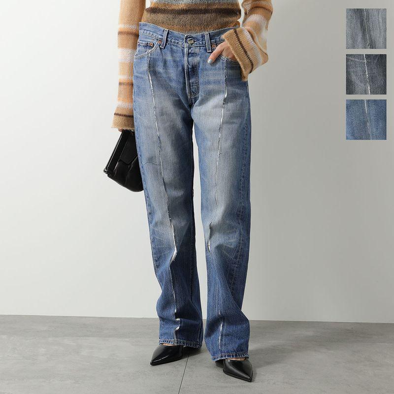 LUTZ HUELLE（ルッツヒュエル） ジーンズ LINE DENIM PANTS レディース