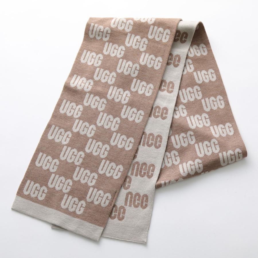 UGG（アグ） マフラー W CHECKED GRAPHIC LOGO SCARF 22665 レディース