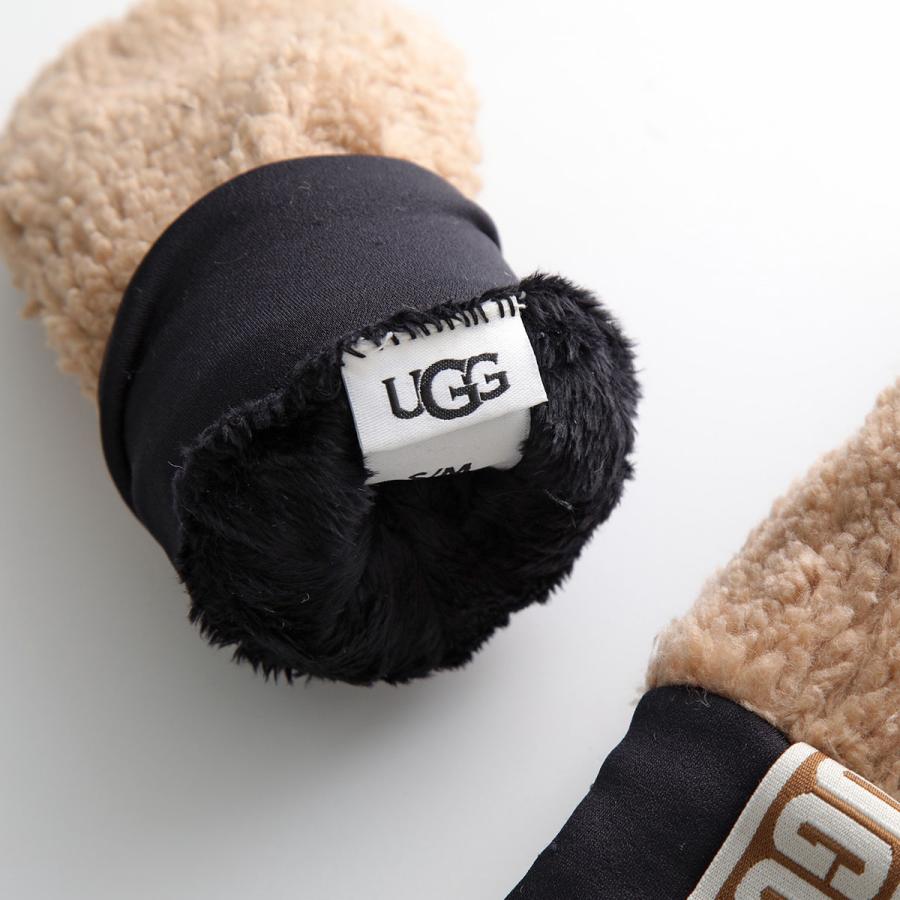 UGG アグ グローブ W SHERPA MITTEN LOGO TAPE 21631 レディース UGG アグ グローブ W SHERPA MITTEN LOGO TAPE 21631 レディース