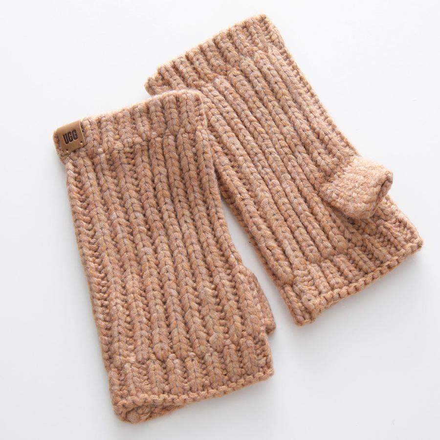 UGG（アグ） ハンドウォーマー W RIBBED FINGERLESS MITTEN リブド