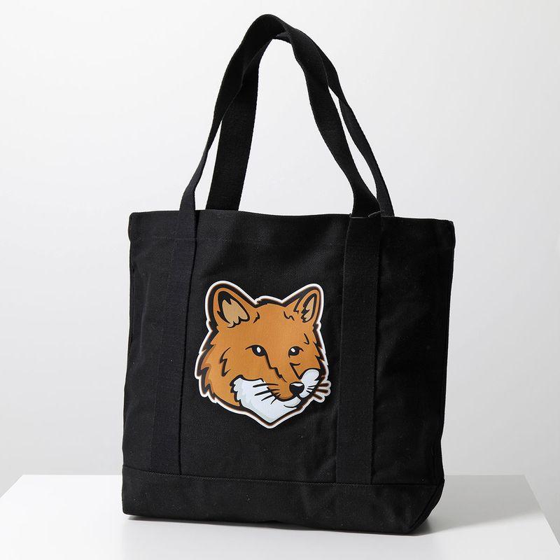 MAISON KITSUNE（メゾン キツネ） トートバッグ FOX HEAD ナチュラル