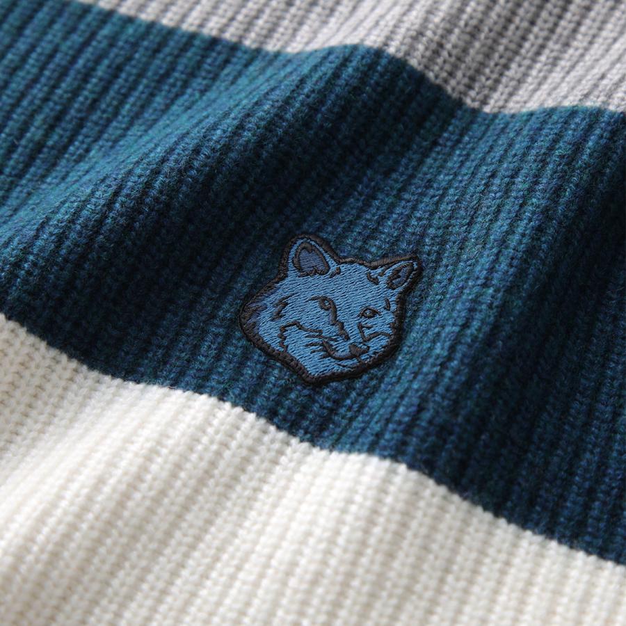 MAISON KITSUNE メゾンキツネ ニット BOLD FOX HEAD PATCH MAISON KITSUNE メゾンキツネ ニット BOLD FOX HEAD PATCH