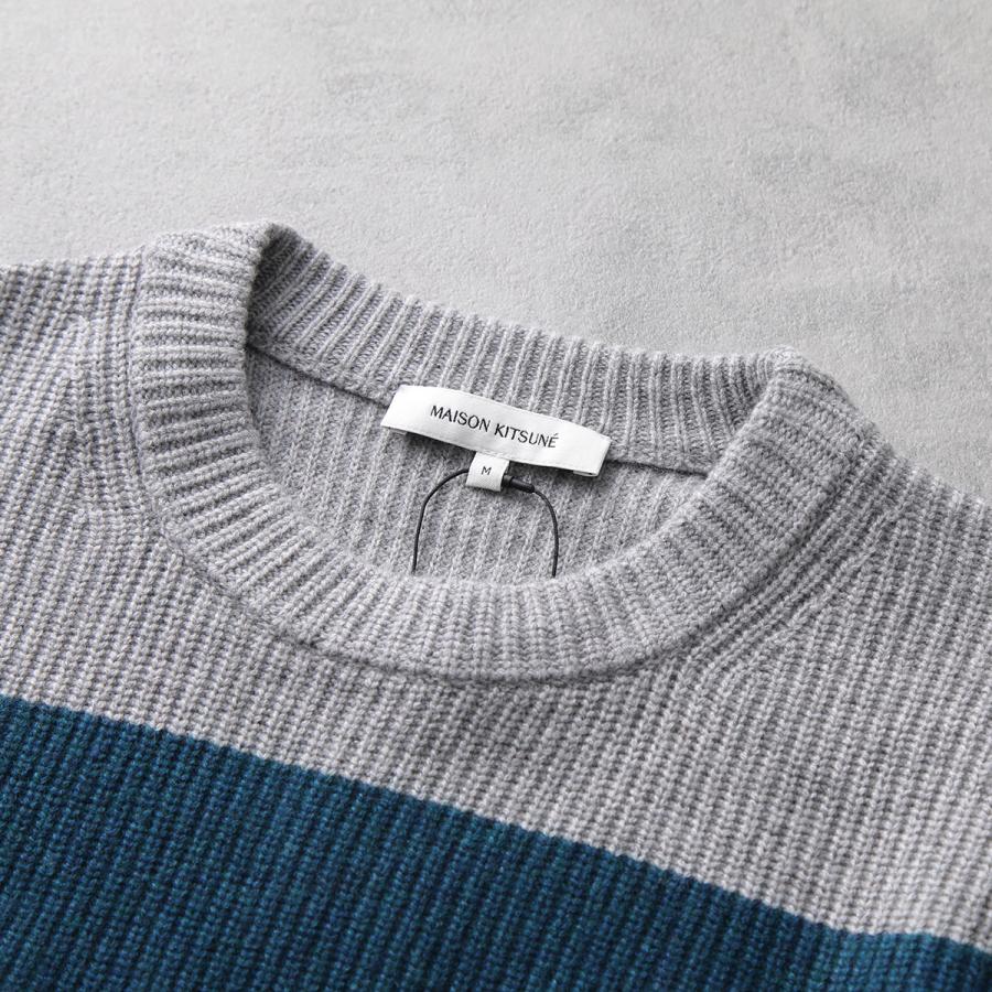 MAISON KITSUNE メゾンキツネ ニット BOLD FOX HEAD PATCH MAISON KITSUNE メゾンキツネ ニット BOLD FOX HEAD PATCH