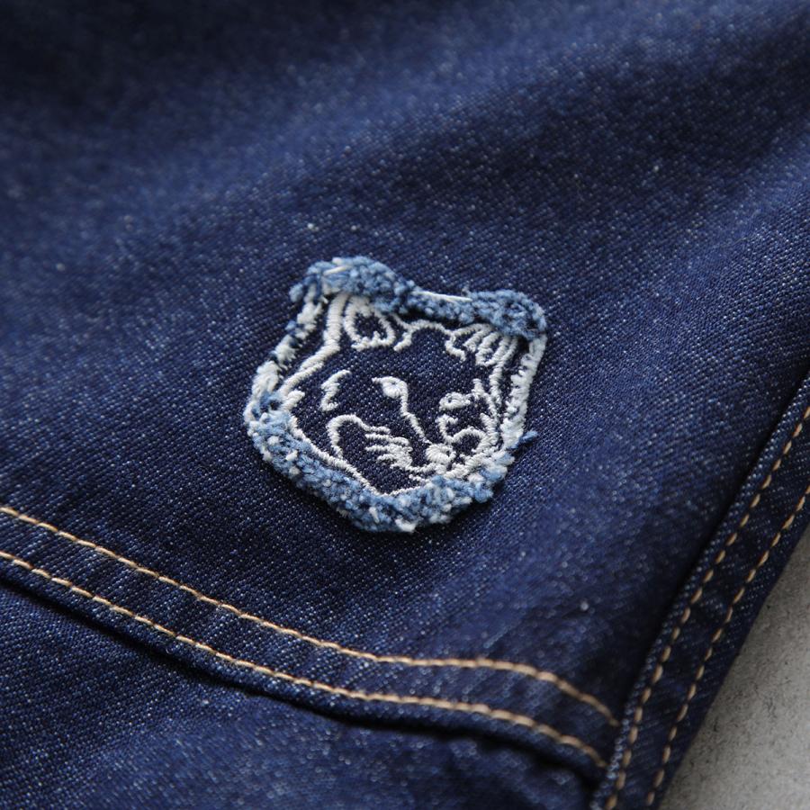 MAISON KITSUNE（メゾン キツネ） ジーンズ FOX HEAD PATCH INDIGO