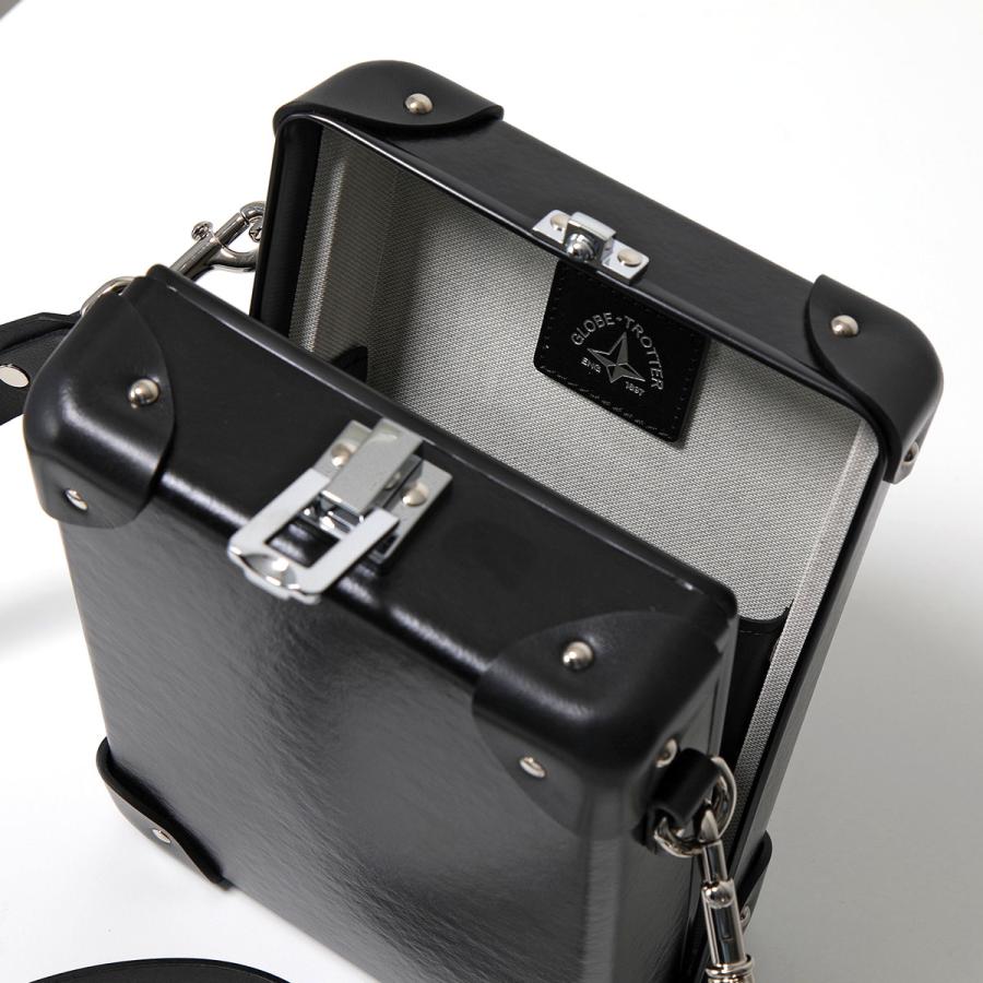 【美品】グローブトロッター ショルダーバッグ ダークグレー クロスボディ 美品】グローブトロッター ショルダーバッグ ダークグレー クロス