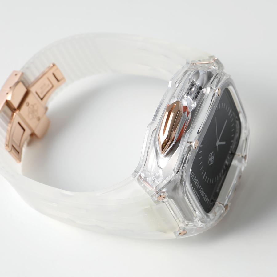 GOLDEN CONCEPT ゴールデンコンセプト アップルウォッチケース Apple Watch Case Series 7 8 9 対応 RSTR45 RSTR49 メンズ CRYSTAL‐ROSE｜s-musee｜05