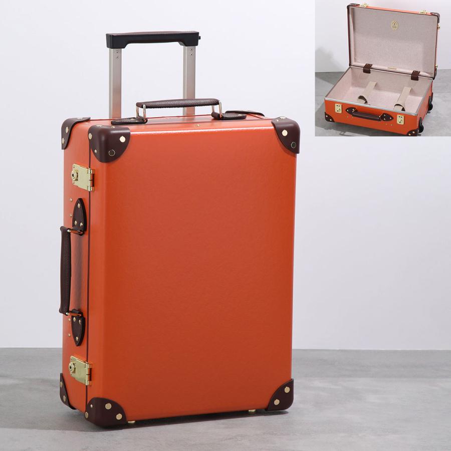 お値下げ！GLOBE-TROTTER☆スモールキャリーオン☆オレンジ GLOBE-TROTTER（グローブトロッター） GLOBE TROTTER キャリーケース