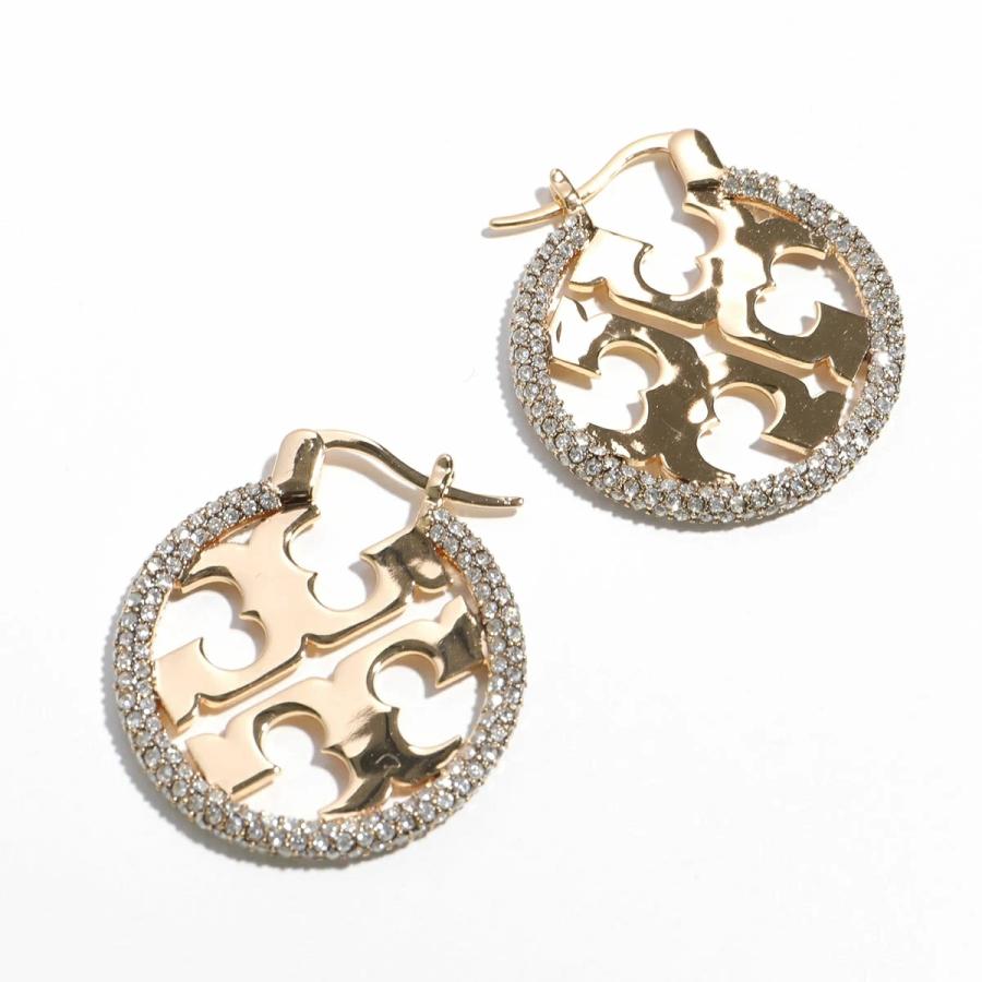 TORY BURCH（トリーバーチ） ピアス MILLER PAVE HOOP ミラー パヴェ