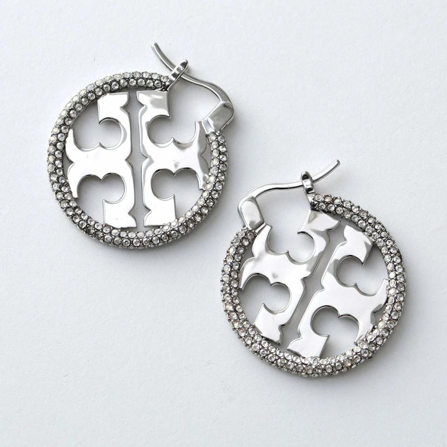 TORY BURCH（トリーバーチ） ピアス MILLER PAVE HOOP ミラー パヴェ