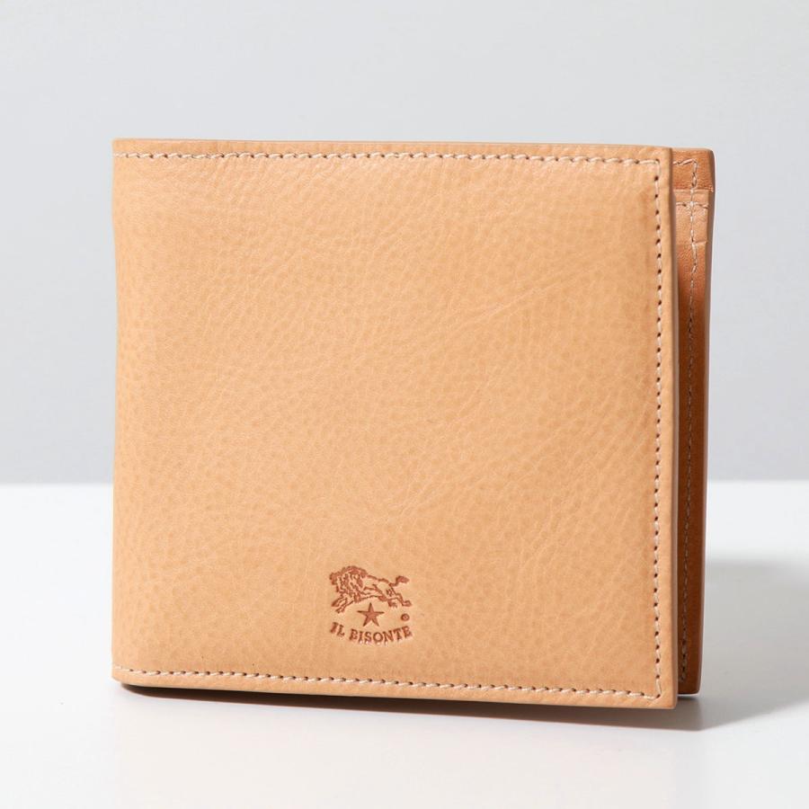 IL BISONTE（イルビゾンテ） 二つ折り財布 SBW069 PV0001 メンズ