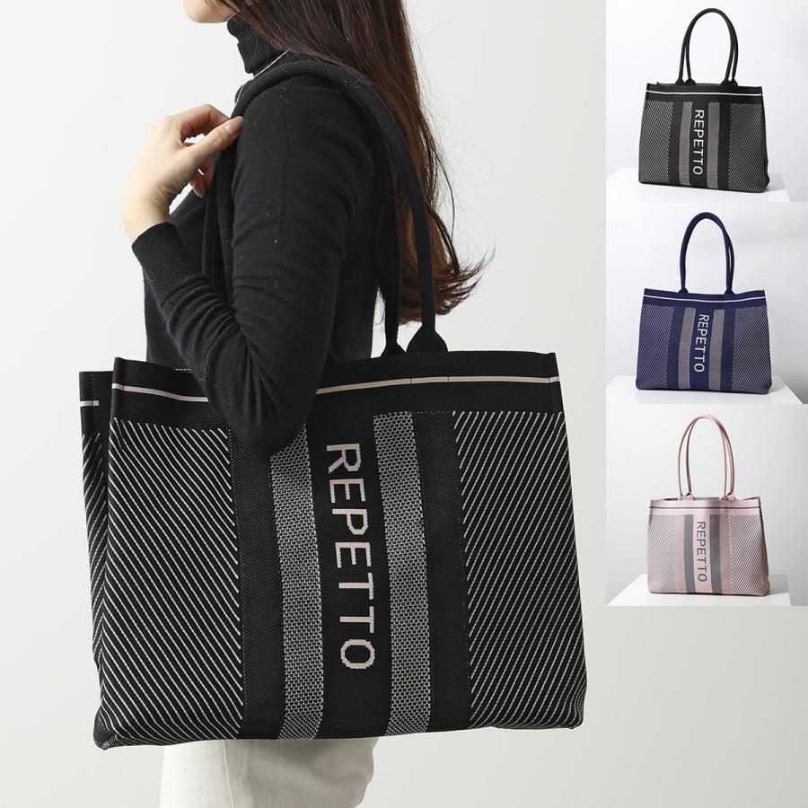 repetto（レペット） トートバッグ KNITTED SHOPPING BAG ニット
