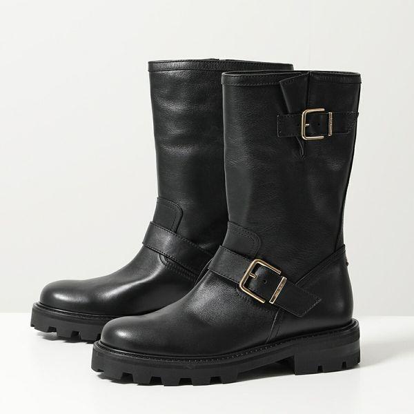 JIMMY CHOO（ジミーチュウ） ミドルブーツ BIKER II SQM レディース