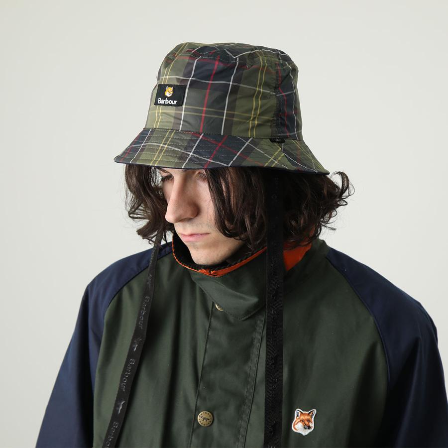 MAISON KITSUNE（メゾン キツネ） × BARBOUR バブアー コラボ バケット