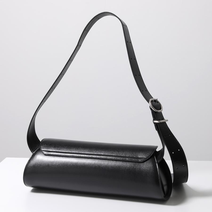 JIL SANDER ジルサンダー ショルダーバッグ CANNOLO GRANDE カンノーロ J08WD0051 P5609 P4840 P5355 メンズ ラージ レザー クロスボディ 鞄 001/BLACKの画像