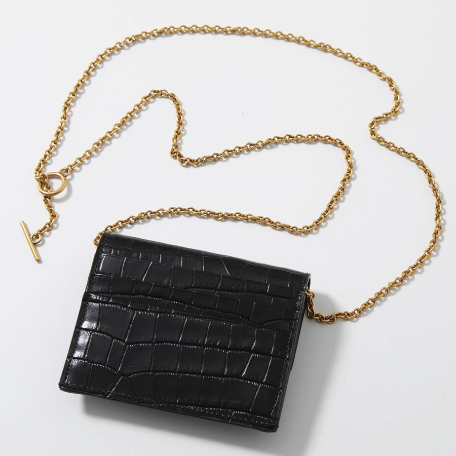 J&M Davidson DAVIDSON チェーンウォレット EMBOSSED CROC CHAIN J&M Davidson DAVIDSON チェーンウォレット EMBOSSED CROC CHAIN