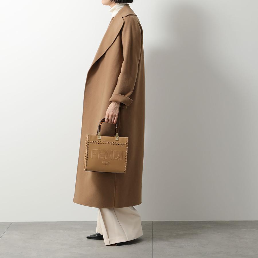 FENDI フェンディ サンシャイン スモール ハンドバッグ 2WAY ショルダーバッグ レザー ブラウン 茶 ゴールド金具 8BH394 FENDI（フェンディ） ショルダーバッグ SUNSHINE SMALL サンシャイン