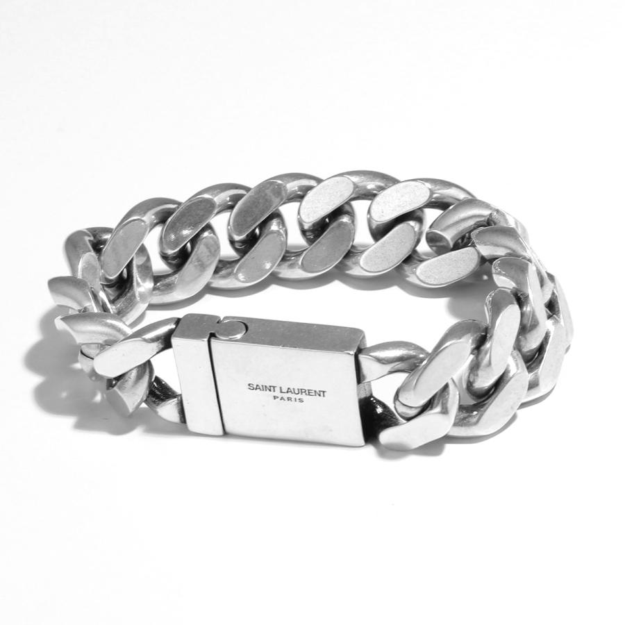 SAINT LAURENT サンローラン バングル シルバー925 SV.925 SAINT LAURENT サンローラン ブレスレット CARRY OVER CLASSIQUE
