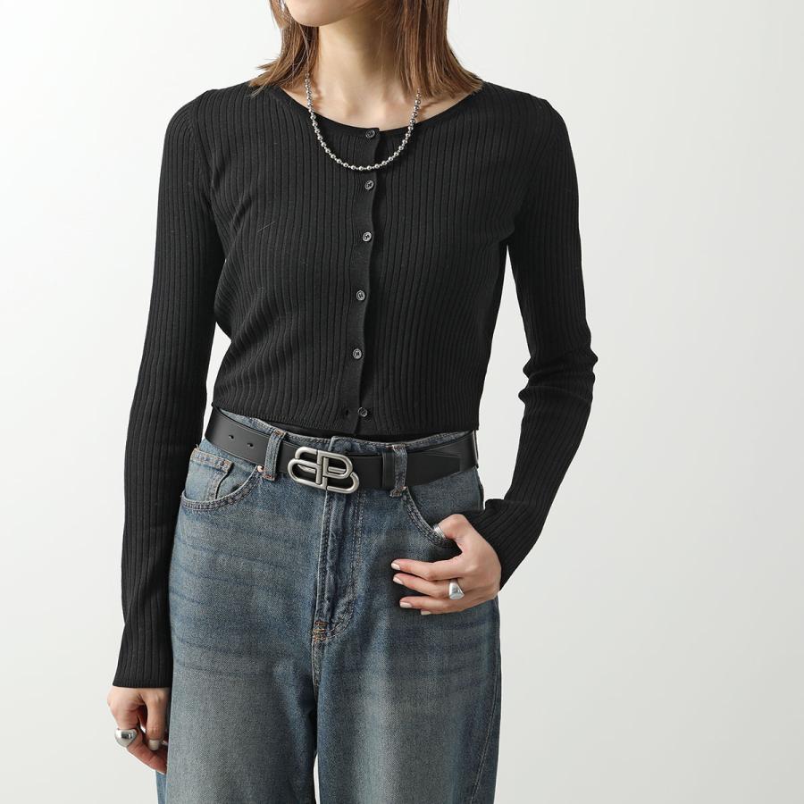 BALENCIAGA ブラック ベルト レディース ベルト穴20個 フリーサイズ BALENCIAGA（バレンシアガ） ベルト BB LARGE BELT 35 ラージ 570370