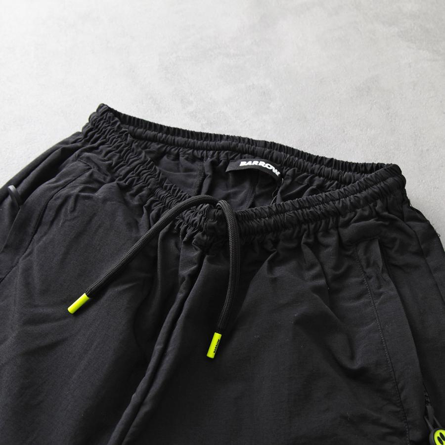 BARROW バロー パンツ NYLON PANTS F3BWUAPA057 メンズ ナイロン ロゴ ストレート セットアップ可能 110/NERO/BLACK｜s-musee｜10