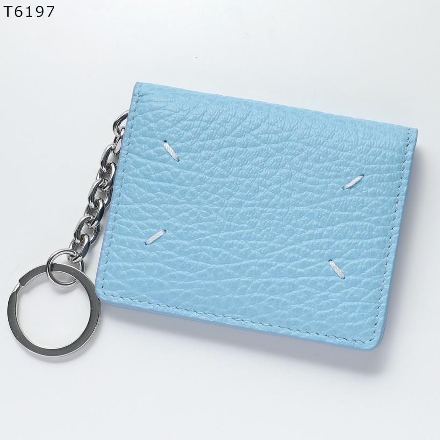 [新品] メゾンマルジェラ　キーリングカードケース マルジェラ】キーリング カード ケース レザー (Maison Margiela