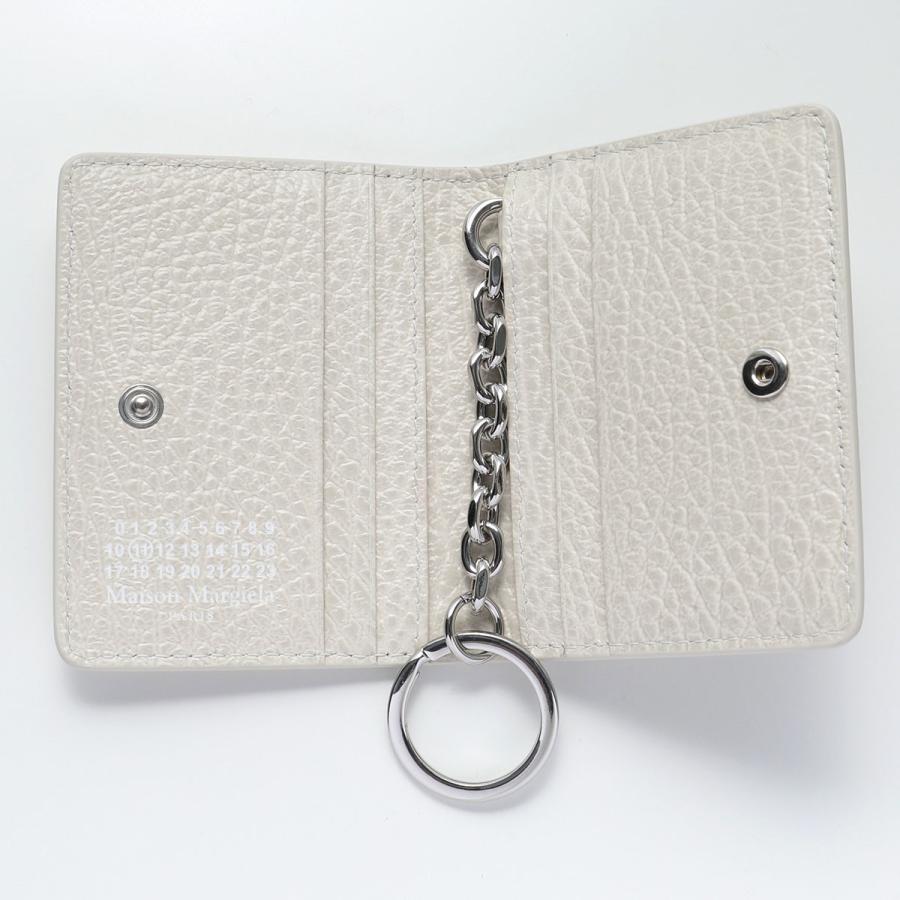 ⭐︎油⭐︎ 美品 メゾンマルジェラ キーリング付カードケース　正規品　白 Maison Margiela（メゾンマルジェラ） カードケース S56UI0128 P4455