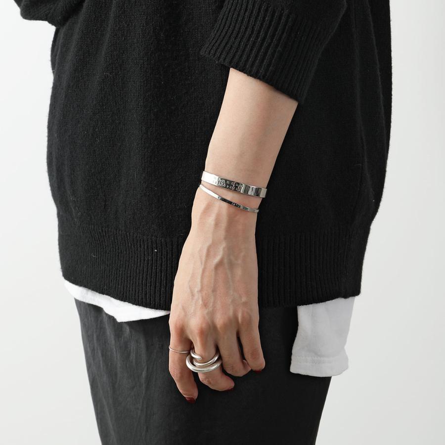 極美品★MM6/ナンバーブレスレット★10号★マルジェラバングル MM6 エムエムシックス メゾンマルジェラ バングル SM7UY0056 SV0310